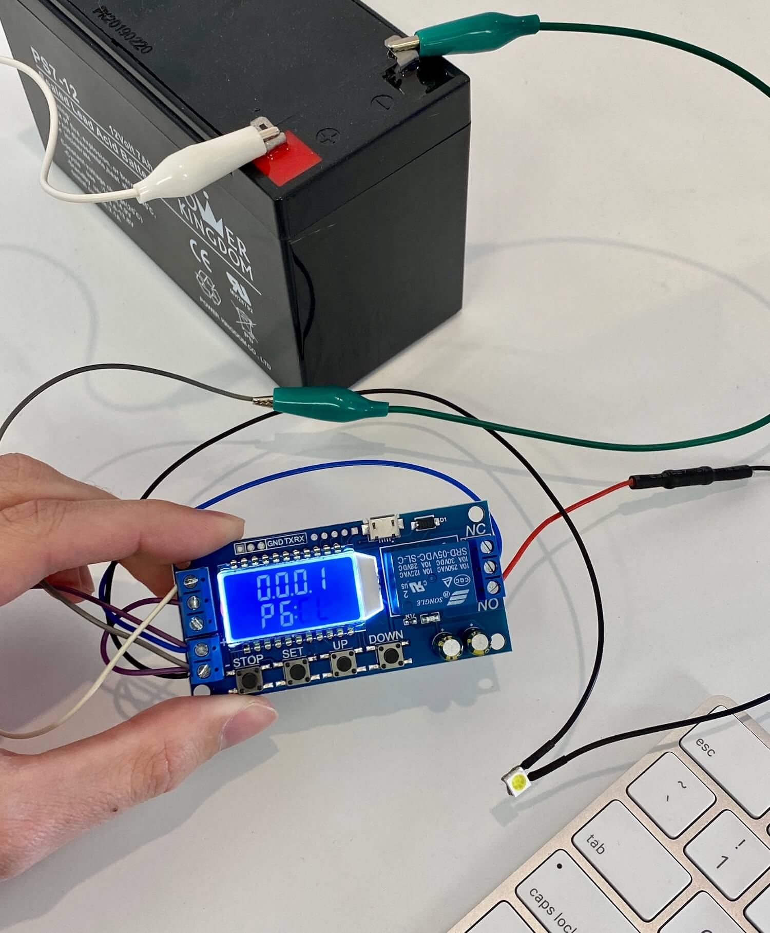 Programmable Timed On/Off delay relay